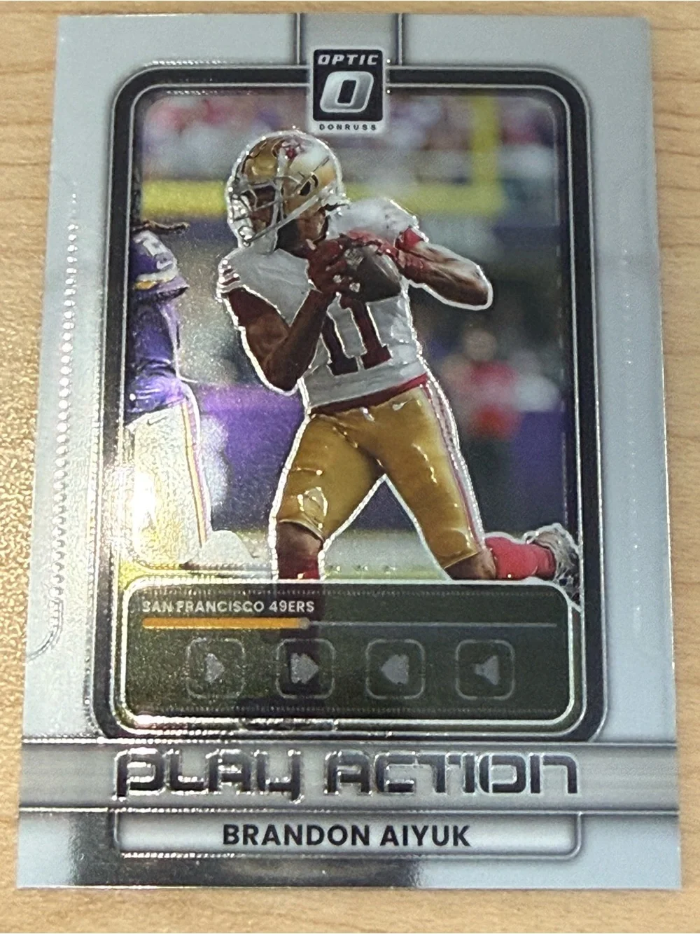 2025 Panini Donruss Optic - Play Action Brandon Aiyuk #16